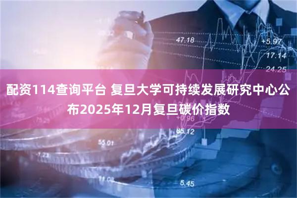 配资114查询平台 复旦大学可持续发展研究中心公布2025年12月复旦碳价指数